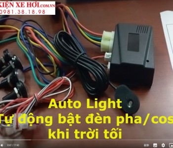 Auto Light – tự động bật đèn pha/cos khi trời tối có video hướng dẫn