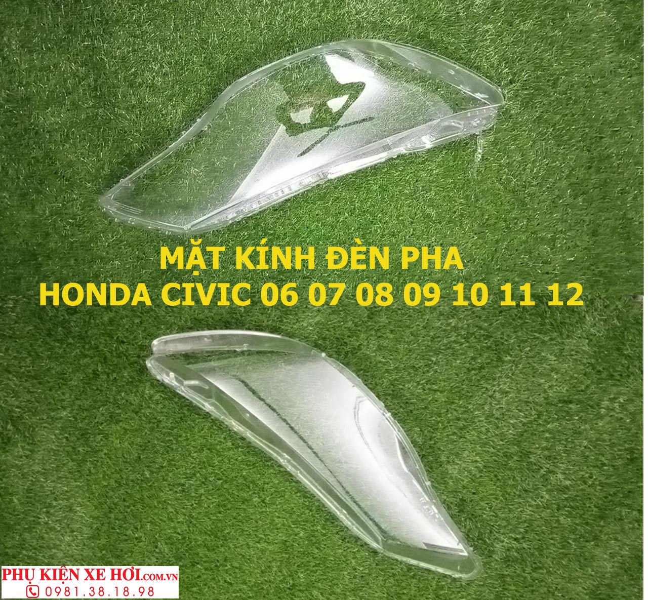 Mặt kính đèn pha Honda Civic, Mặt đèn pha Honda Civic, kính đèn pha Honda Civic, thay Mặt kính đèn pha Honda Civic, thay kính đèn pha Honda Civic